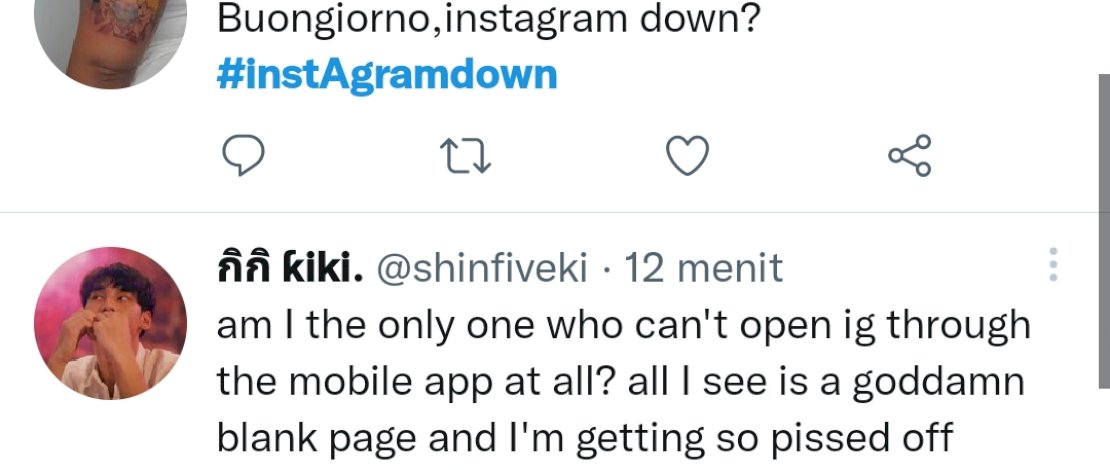 Instagram Down, Netizen Ramai-ramai Curhat di Twitter