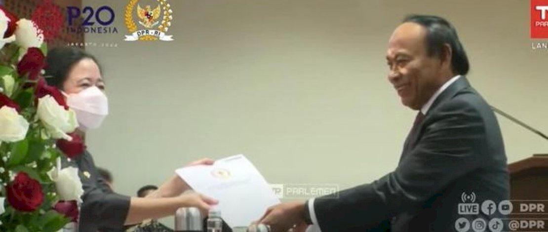 Tangkapan layar Parlemen TV