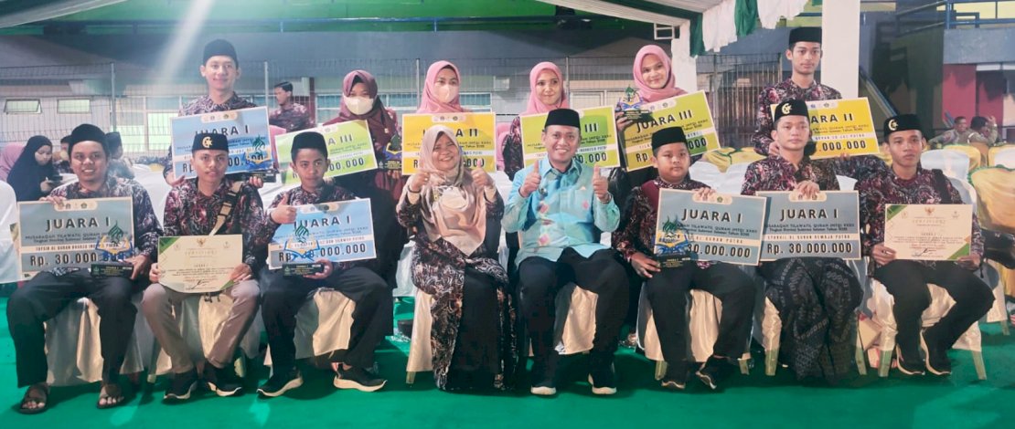 Untuk pertama kali, Kab Takalar juara umum ke- 3 MTQ Sulsel XXXII 