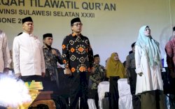 Hadiri Penutupan MTQ XXXII di Bone,  Suaib Mansur Apresiasi Kafilah Luwu Utara