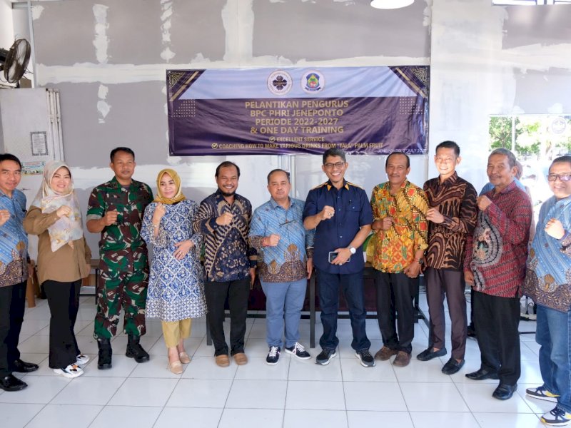 Pengurus BPC PHRI Jeneponto Dilantik, Ketua Baru: Semoga Bisa Bangkitkan Peristiwa