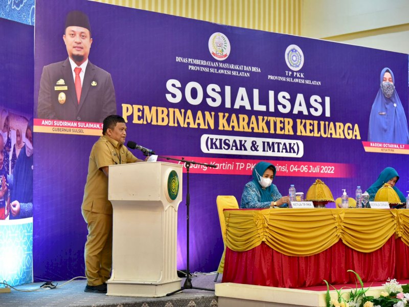 PKK Sulsel Gandeng Dinas PMD Gelar Sosialisasi Pembinaan Karakter Keluarga
