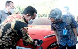Gubernur Sulsel Gunakan Layanan Home Charging, Kendaraan Listrik Semakin Diminati di Makassar