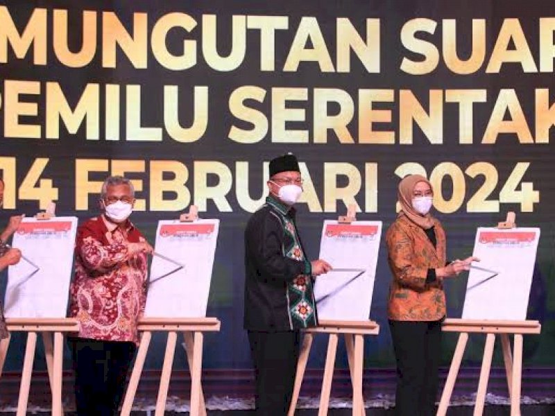 Sukseskan Pemilu 2024, KPU Gandeng Kementrian Kominfo Cegah Serangan Cyber 