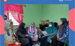 Ka UPT KB Rappocini Dampingi TPK Monitoring Pasca Salin dan Ibu Hamil