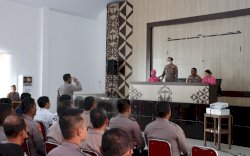 Hari Pertama Kerja, Kapolres Luwu Paparkan Arahan Pelaksanaan Tugas Polri