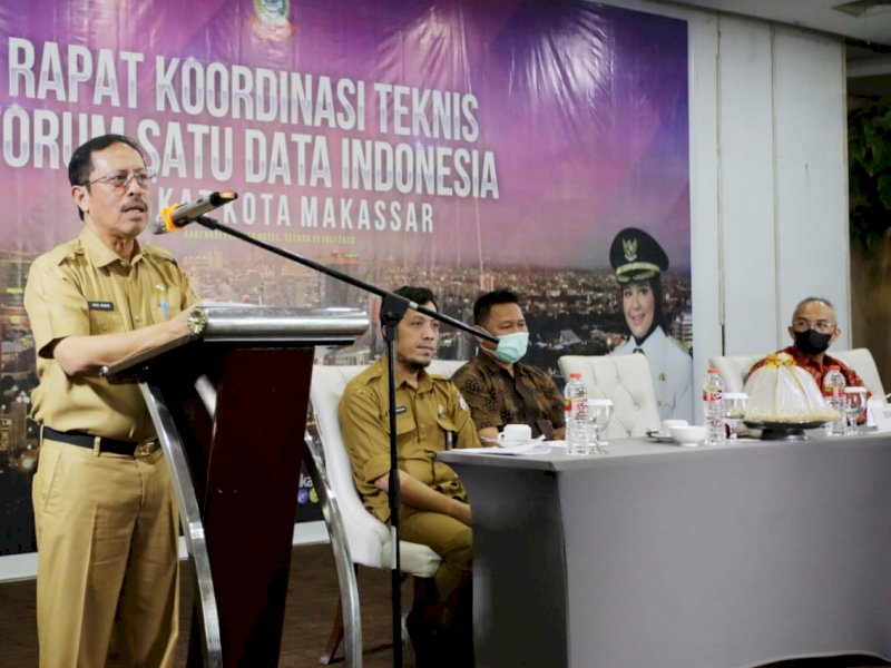 Sinkronisasi Data SKPD, Bappeda Gelar Rapat Teknis Forum Satu Data Indonesia Tingkat Kota Makassar