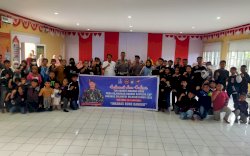 Atlet Karate Bone Ikuti Kejurda Kapolda Cup, Danyon Brimob Bone Berikan Ini