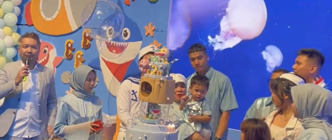 Potret perayaan ulang tahun Gala Sky yang ke 2. 