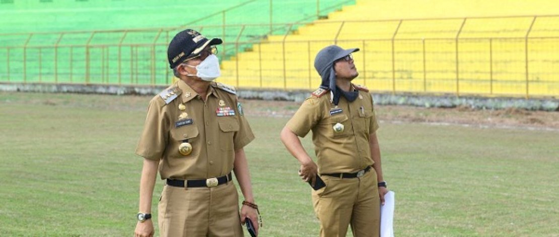 Tinjau Stadion GBH, Taufan Pawe Komitmen Jadikan Parepare Role Model Persepakbolaan di Sulsel