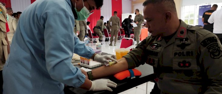 Brimob Bone Laksanakan Rikkes Berkala