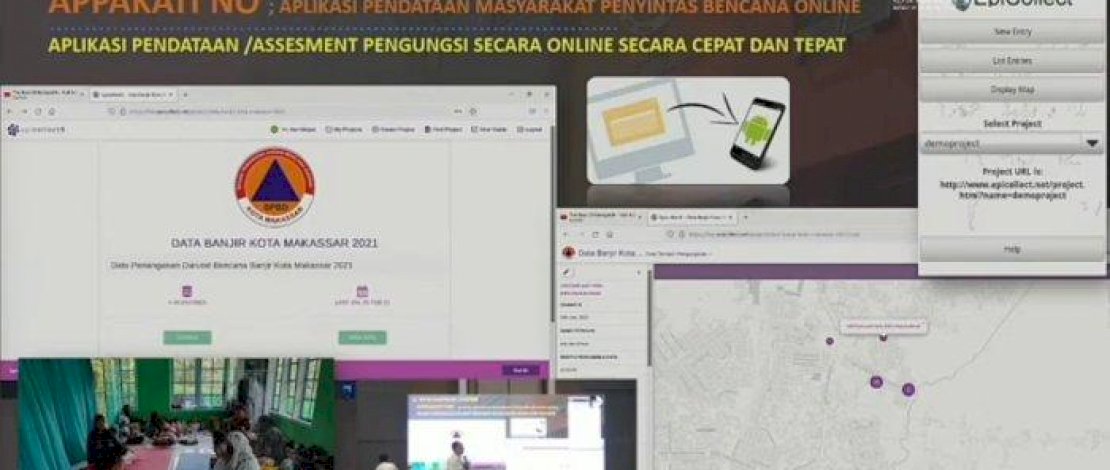 Mengenal Appakati'no,   Aplikasi yang Dibuat BPBD untuk Data Jumlah Penyintas Bencana
