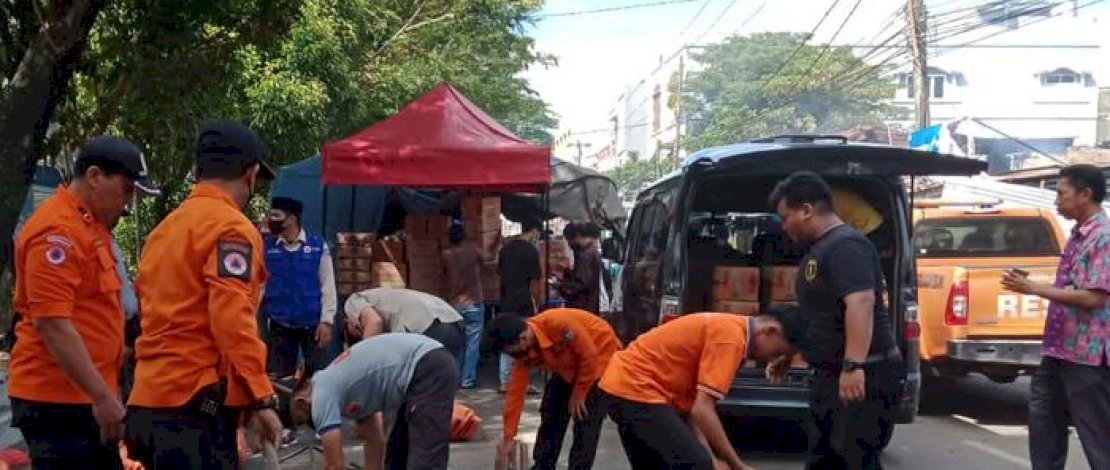 BPBD Makassar Dirikan Tenda Darurat untuk Korban Kebakaran di Jalan Veteran