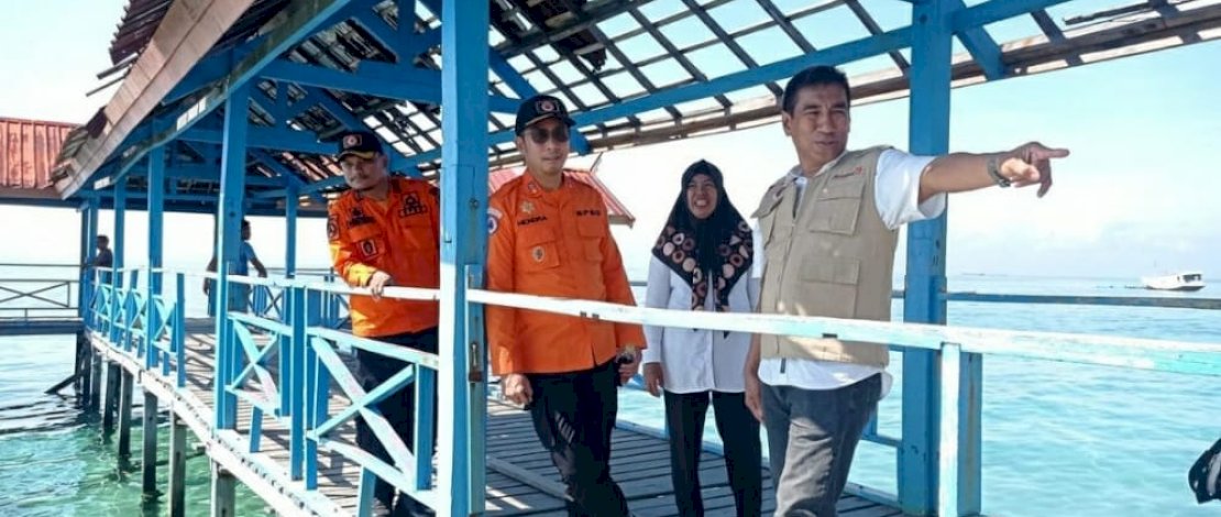 Boyong Konsultan, BPBD Makassar Tinjau Lokasi Carester di Sangkarrang