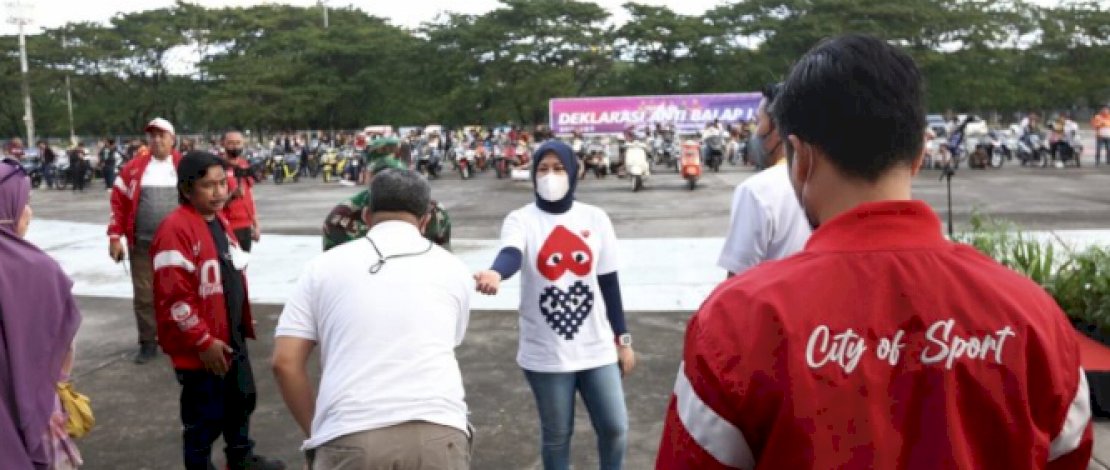 Fatmawati Rusdi Deklarasikan Anti Balap Liar, Rangkul Anak Muda Makassar