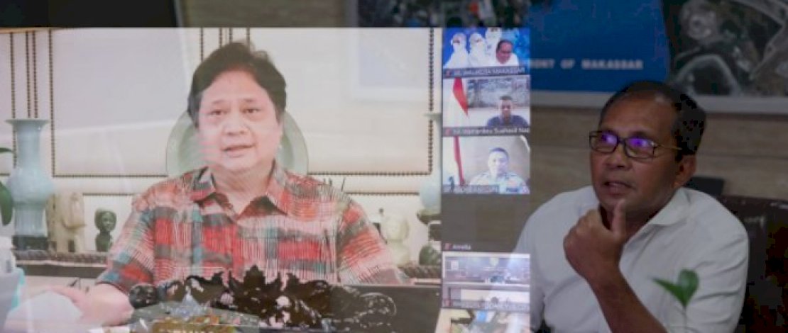 Rakor dengan Menteri Airlangga, Danny Pomanto Sebut Kasus Suspek Turun Signifikan