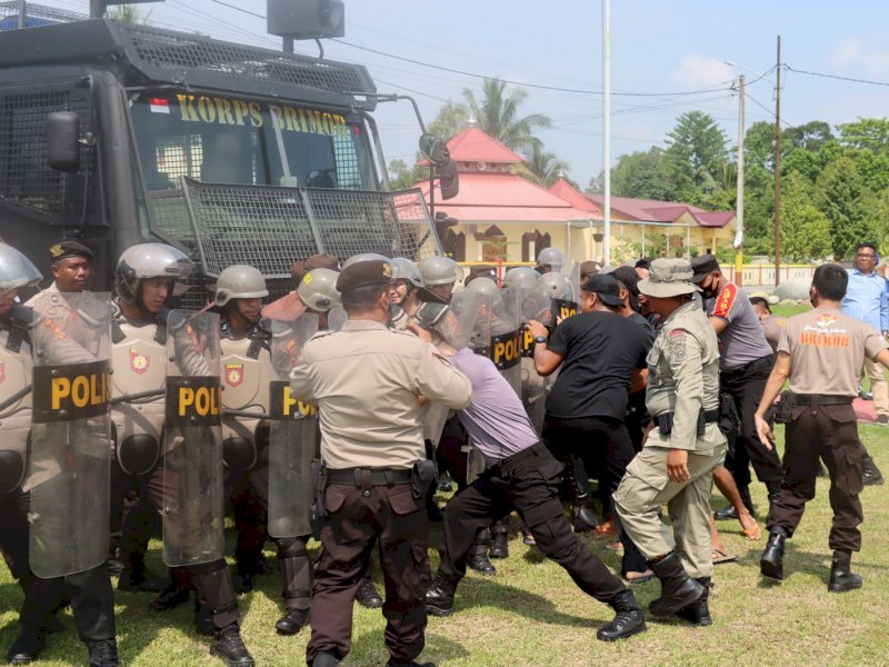 Polres Lutra-Brimob Polda Sulsel Bentrok, Ternyata ini Penyebabnya