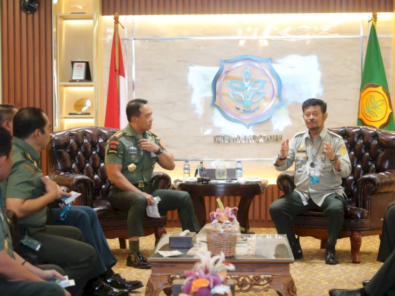 Mentan SYL dan Panglima TNI Sepakat Perkuat Sektor Pertanian Indonesia