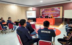 Wartawan dan Personel PID Brimob Bone Gelar Pelatihan Kehumasan Bersama