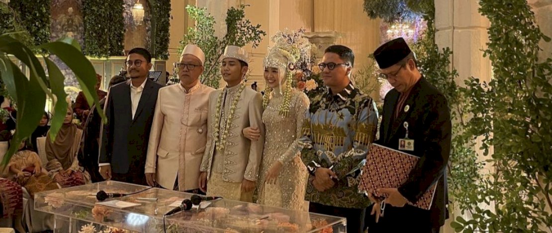 Pernikahan Bintang Emon, Minggu (24/7/2022).