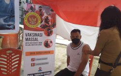 PKM Tallunglipu dan Binda Sulsel Korwil Toraja Utara Gencar Lakukan Vaksinasi Covid-19