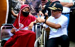 Menko PMK Tinjau Perekaman Adminduk di SLB Reskiani Makassar