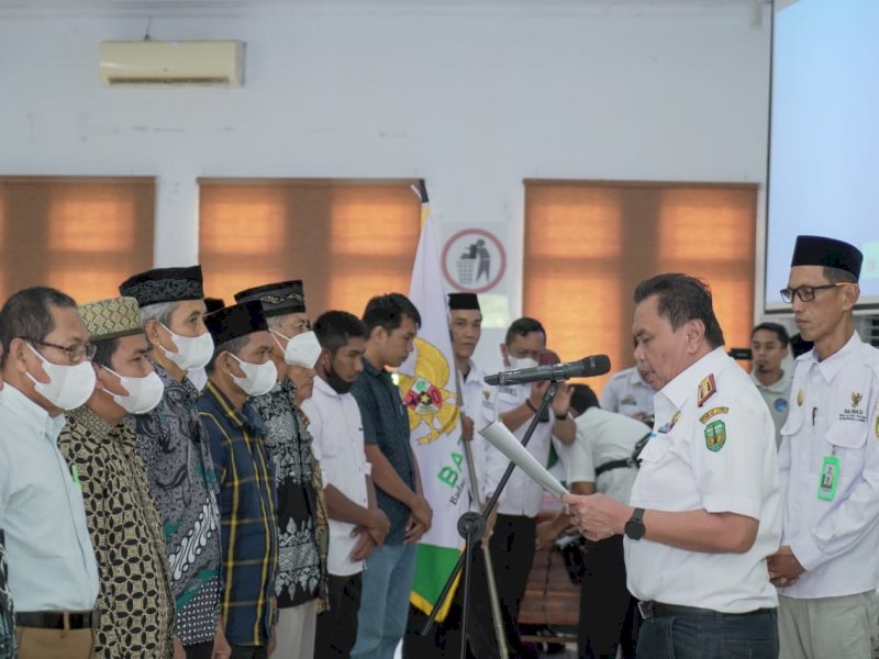 Sekda Luwu Kukuhkan Unit Pengumpulan Zakat Tingkat Desa