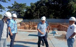 Dirtek PDAM Makassar Asdar Ali Pantau Pengerjaan Uprating Instalasi Maccini Sombala