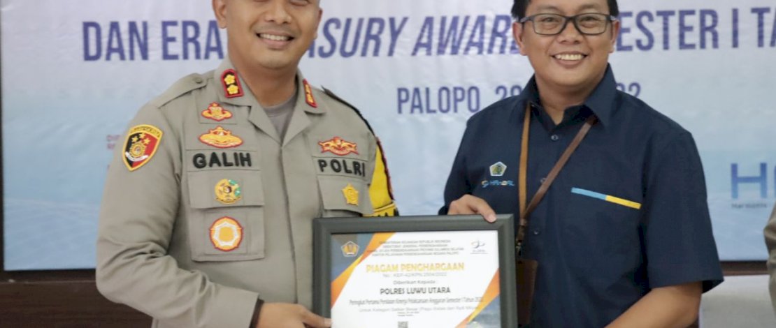 Polres Luwu Utara (Lutra) menerima penghargaan sebagai pelaksana anggaran terbaik pada penilaian kinerja semester pertama dari Kantor Pelayanan Perbendaharaan Negara (KPPN) Wilayah Palopo, untuk kategori satuan kerja besar untuk pagu diatas Rp 8 miliar. 