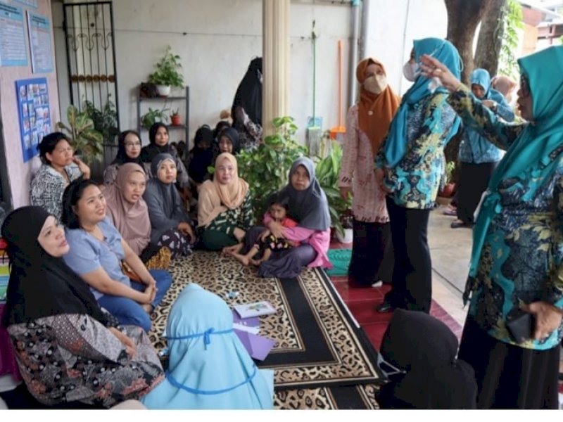 TP PKK Makassar Nilai Posyandu Terintegrasi Tamamaung Panakkukang
