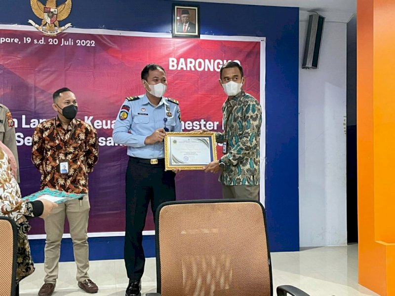 Enam Satker Kemenkumham Sulsel Raih Penghargaan Kinerja Pelaksanaan Anggaran