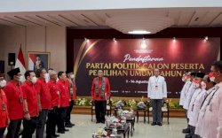 PDIP, Parpol Pertama yang Daftar Peserta Pemilu 2024 di KPU