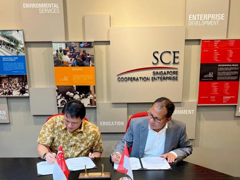 Danny Teken MoU Bersama SCE Temasek Foundation, ASN Makassar akan Ikut Pelatihan di Singapura