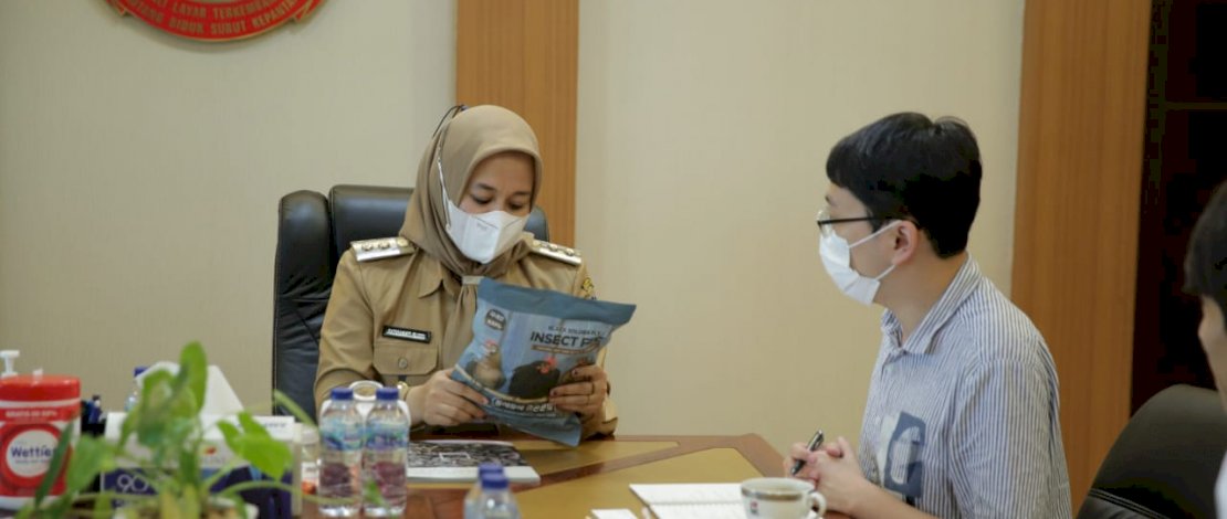 Pemkot Makassar dan Entomo Jajal Perpanjangan Kerjasama Budidaya Maggot