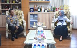 Kapolres Lutra Temui Bupati, Bahas Vaksin dan Pilkades Serentak