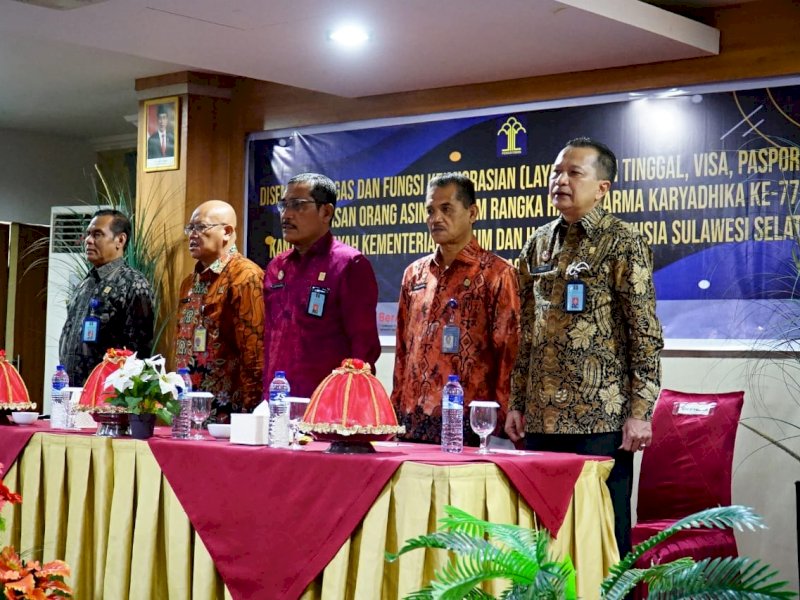 Kemenkumham Sulsel Diseminasikan Tusi Keimigrasian untuk Melayani Masyarakat