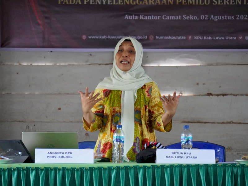 KPU Sulsel Ajak Perempuan Seko Aktif di Pemilu