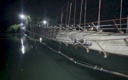 Jembatan Gantung di Bone Putus, Puluhan Warga Jatuh ke Sungai