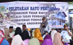 Pembangunan Pasar Rakyat Tarue Dimulai