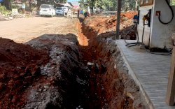 Jalan Pattalassang di Gowa Masuki Tahap Galian Drainase 