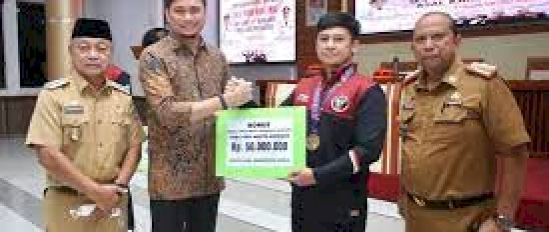 Bupati Gowa Berikan Bonus ke Atlet Peraih Emas di Sea Games Vietnam