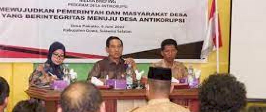 Desa Pakkatto di Gowa Jadi Percontohan Desa Anti Korupsi