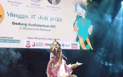 Tampil dengan Baju Adat, 50 Peserta Lomba Lagu Daerah Dispar Unjuk Gigi