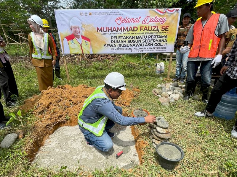 Muhammad Fauzi Berhasil Perjuangkan Pembangunan Rusunawa Senilai Rp6,4 Miliar untuk ASN di Luwu Utara
