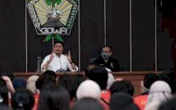 Bupati Gowa Minta Mahasiswa KKN Unhas Bantu Sosialisasi Persoalan Kewenangan Jalan di Masyarakat