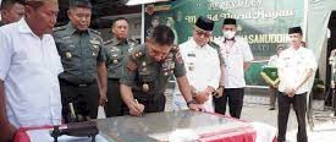 Wabup Gowa Sambut Baik Peresmian Masjid Nurul Hayati yang Dibangun Pangdam XIV Hasanuddin
