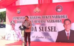 Polda Sulsel Musnahkan 66,3 Kilo Gram Narkoba