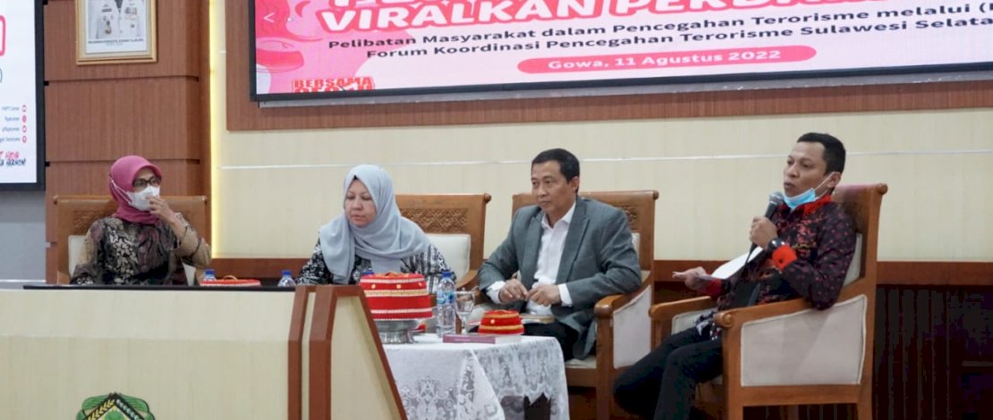 Sekda Gowa Ajak Kaum Perempuan Lawan Radikalisme dan Terorisme
