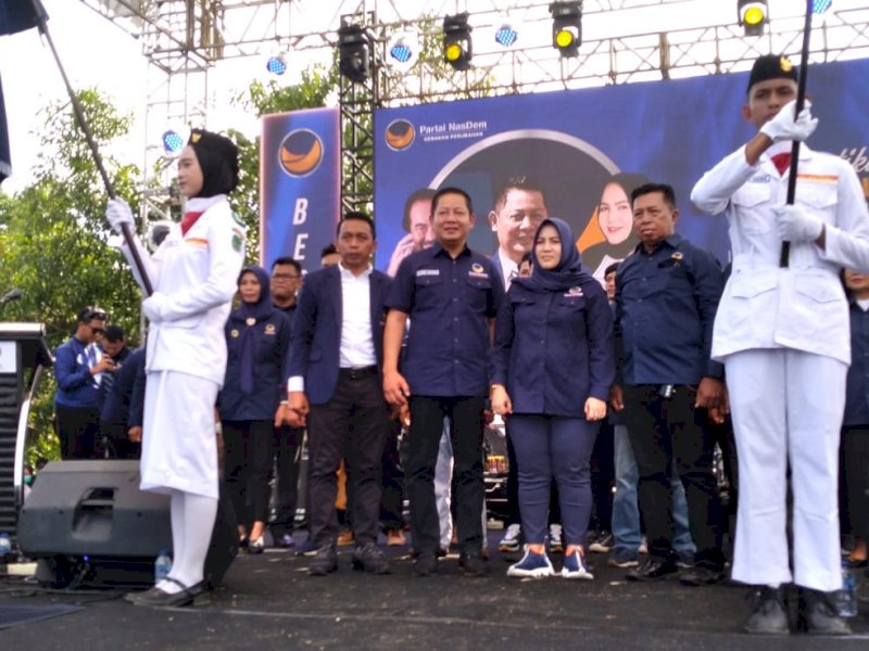 Ribuan Warga Saksikan Pelantikan Ketua NasDem Luwu Utara