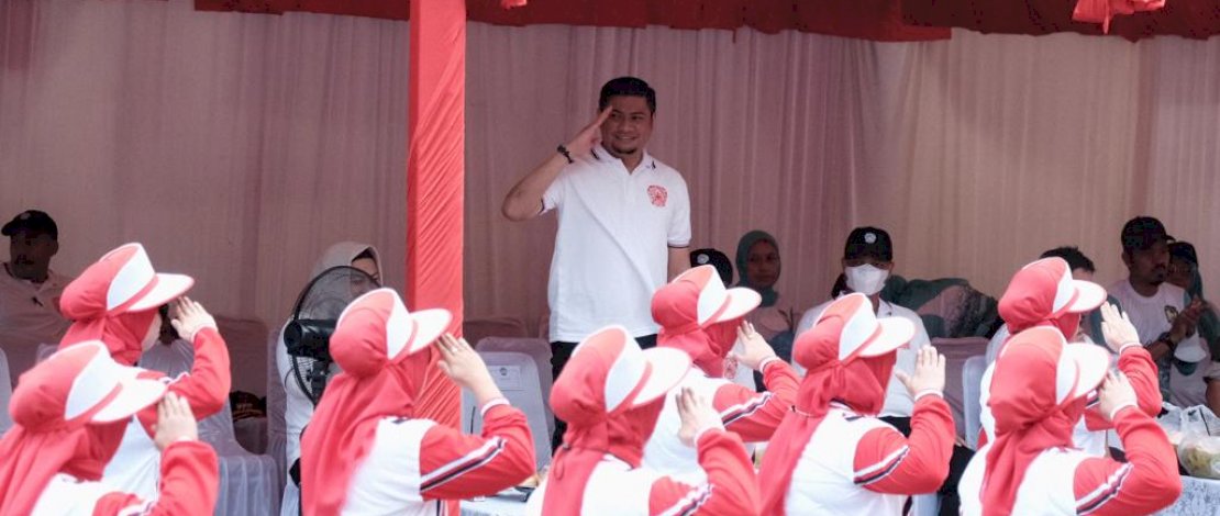 Bupati Gowa Lepas Gerak Jalan Santai Antar SKPD